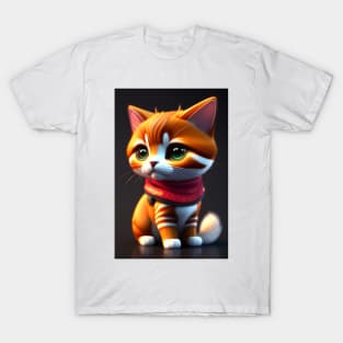 Cute cat graphic design artwork T-Shirt